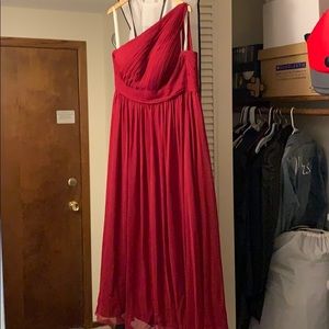 Azazie Burgundy Bridesmaid Dress